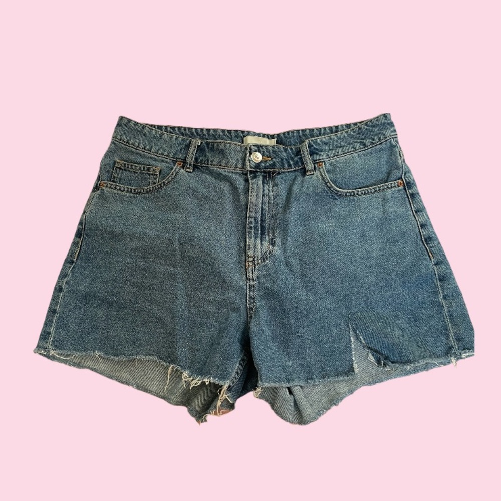 High Waisted Denim Jean Shorts